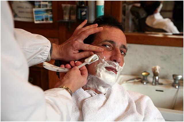 Antonio Chiappa the Barga barber