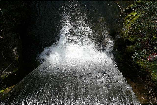 Spring water in Barga on the move