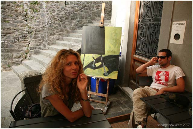 Art at the Osteria season starts in Piazza Angelio