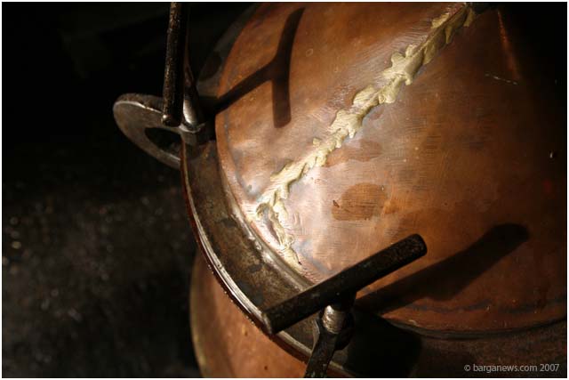 Last stage of the vendemmia - grappa making