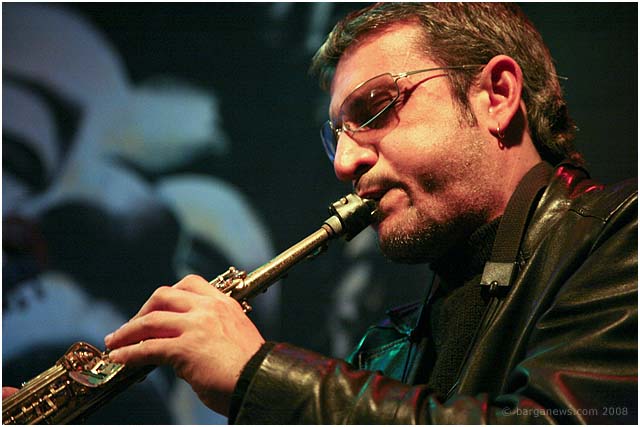Nico Gori from the group Millenovecento at Barga Jazz Club