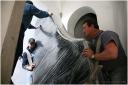 {barganews} Moving a Steinway piano into Barga Vecchia