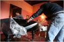 {barganews} Moving a Steinway piano into Barga Vecchia