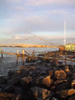 fishing huts
