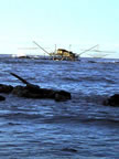 fishing huts