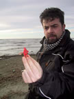 gnome found on the beach