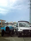 wrecked cars