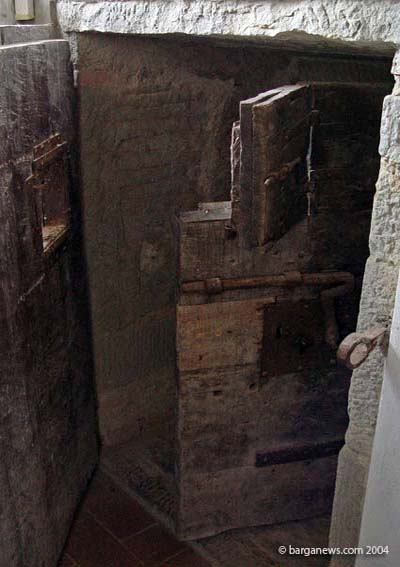 the prison below the barga museum