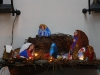 presepe in via delle File realizzato con sassi di fiume dipinti