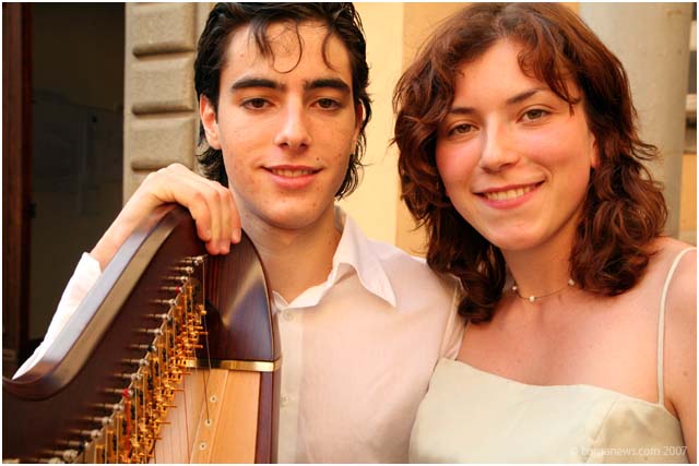 Harp Concert in Piazza Salvo Salvi