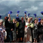 {barganews} Rain does not stop the Scottish Wedding