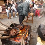 {barganews} Roast chestnuts in Barga Vecchia