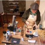{barganews} Hamish Moore - bagpipes studio in Piazza Angelio