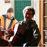 {barganews} Hamish Moore - bagpipes studio in Piazza Angelio