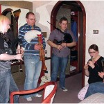 {barganews} Hamish Moore - bagpipes studio in Piazza Angelio