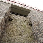 {barganews} Work almost finished on shoring up the road around Barga