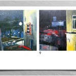 {barganews} richard clare paintings of barga at night