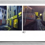 {barganews} richard clare paintings of barga at night