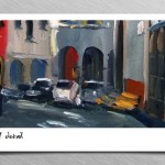 {barganews} richard clare paintings of barga at night