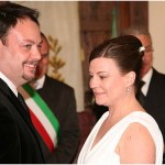 {barganews} Laura Marsh and Ralph Spiegel marry in Barga