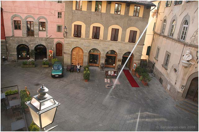 Mario Sartini in Piazza Angelio