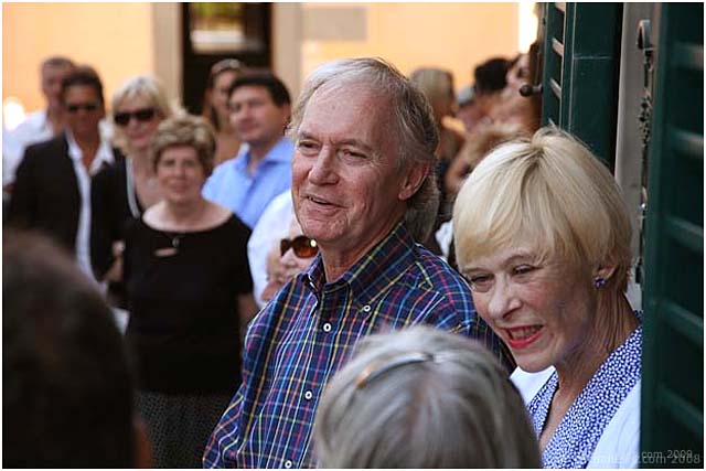 joyce furman barga Joyce and Bill Furman in happer times at the festa to celebrate the completion of the renovations to their Palazzo in Barga