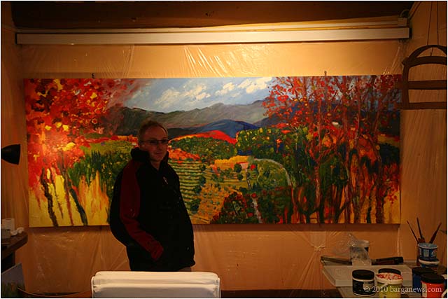 Richard Clare painting now finished