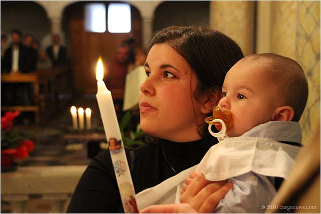 Christening in Tiglio