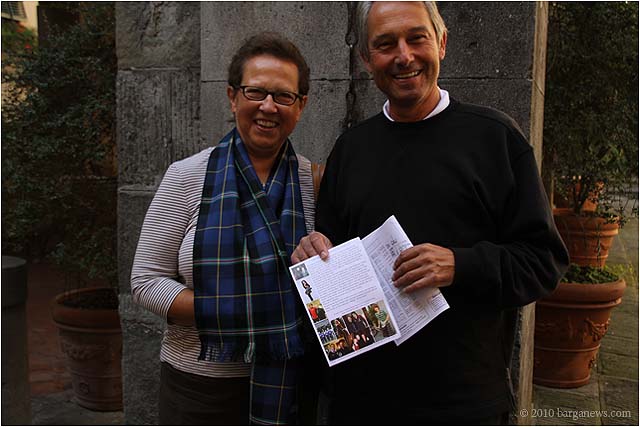 Swiss couple searching for Barga tartan