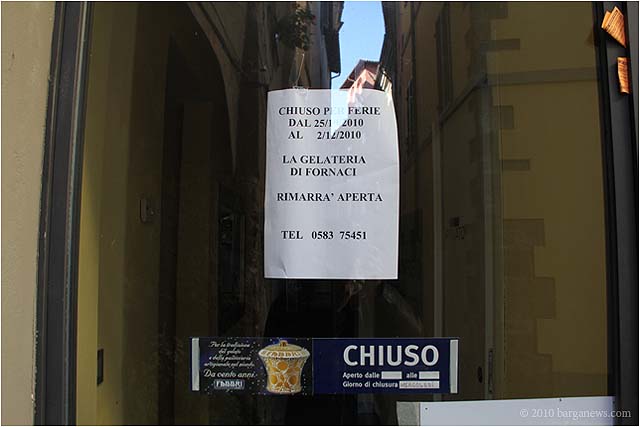 A coffee in Barga Vecchia ? – 3 years later – no change