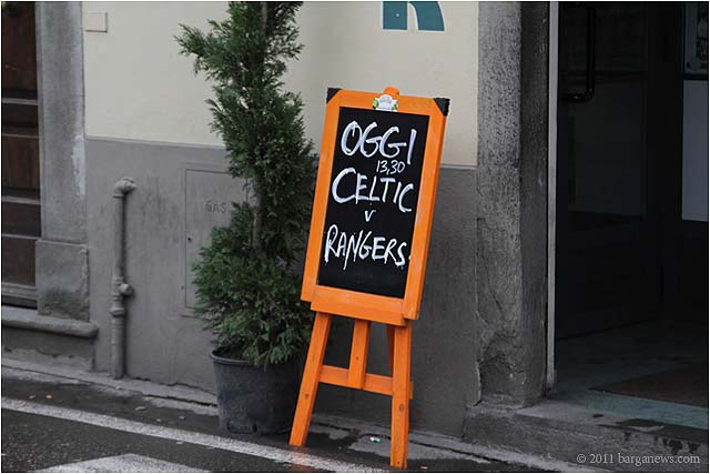 Celtic – Rangers at Bar Paolo Gas