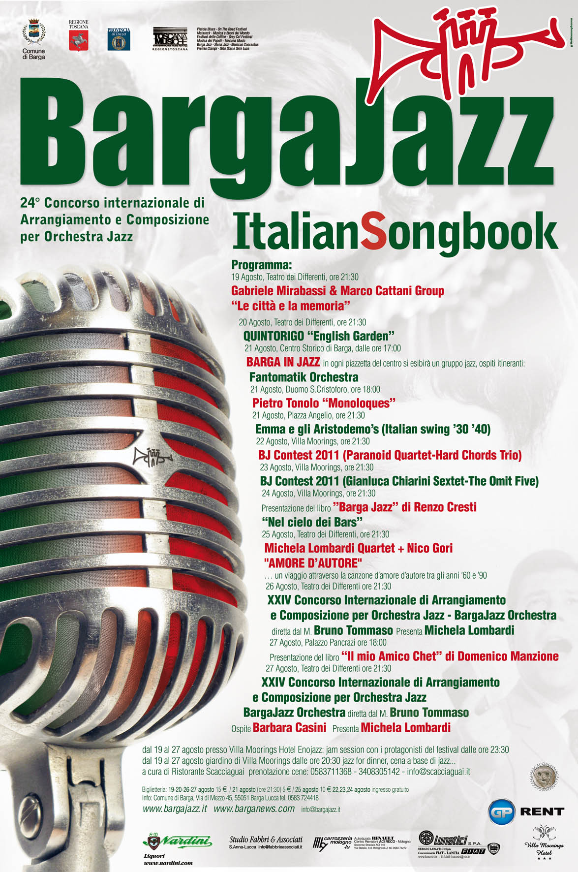 Due serate dedicate alla musica italiana