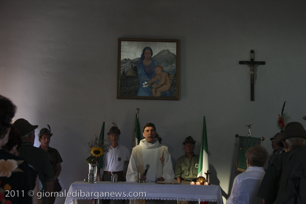Gli Alpini festeggiano la Madonna della Neve