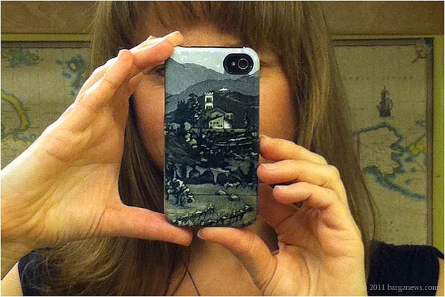 An original Barga image on an iphone case