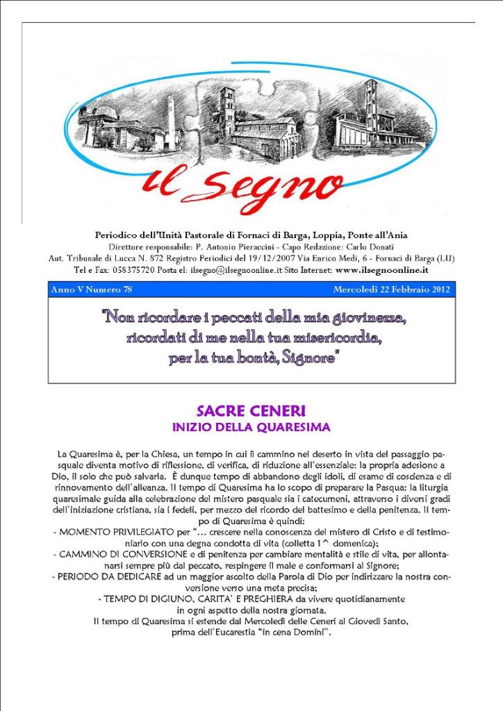 E’ uscito il nuovo numero de Il Segno