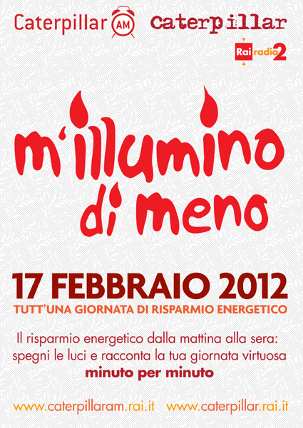 Conto alla rovescia per M’Illumino di Meno 2012