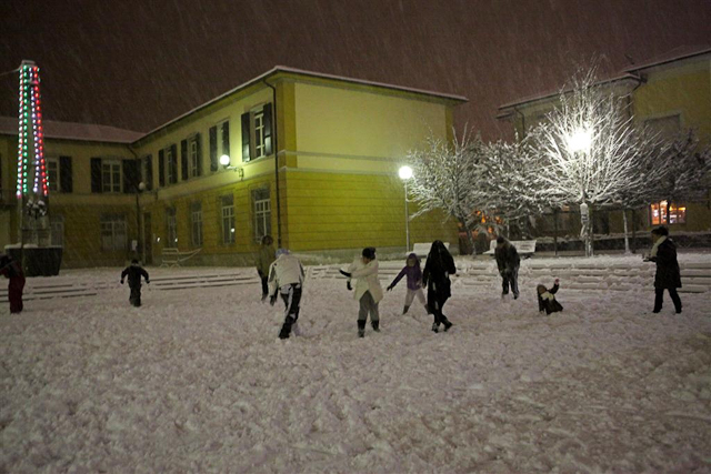 Le foto della nevicata a Fornaci