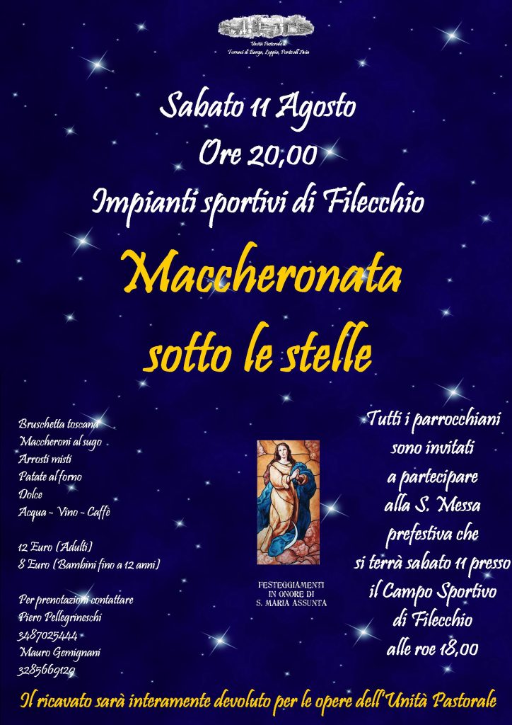 I festeggiamenti per S. Maria Assunta nell’Unità Pastorale