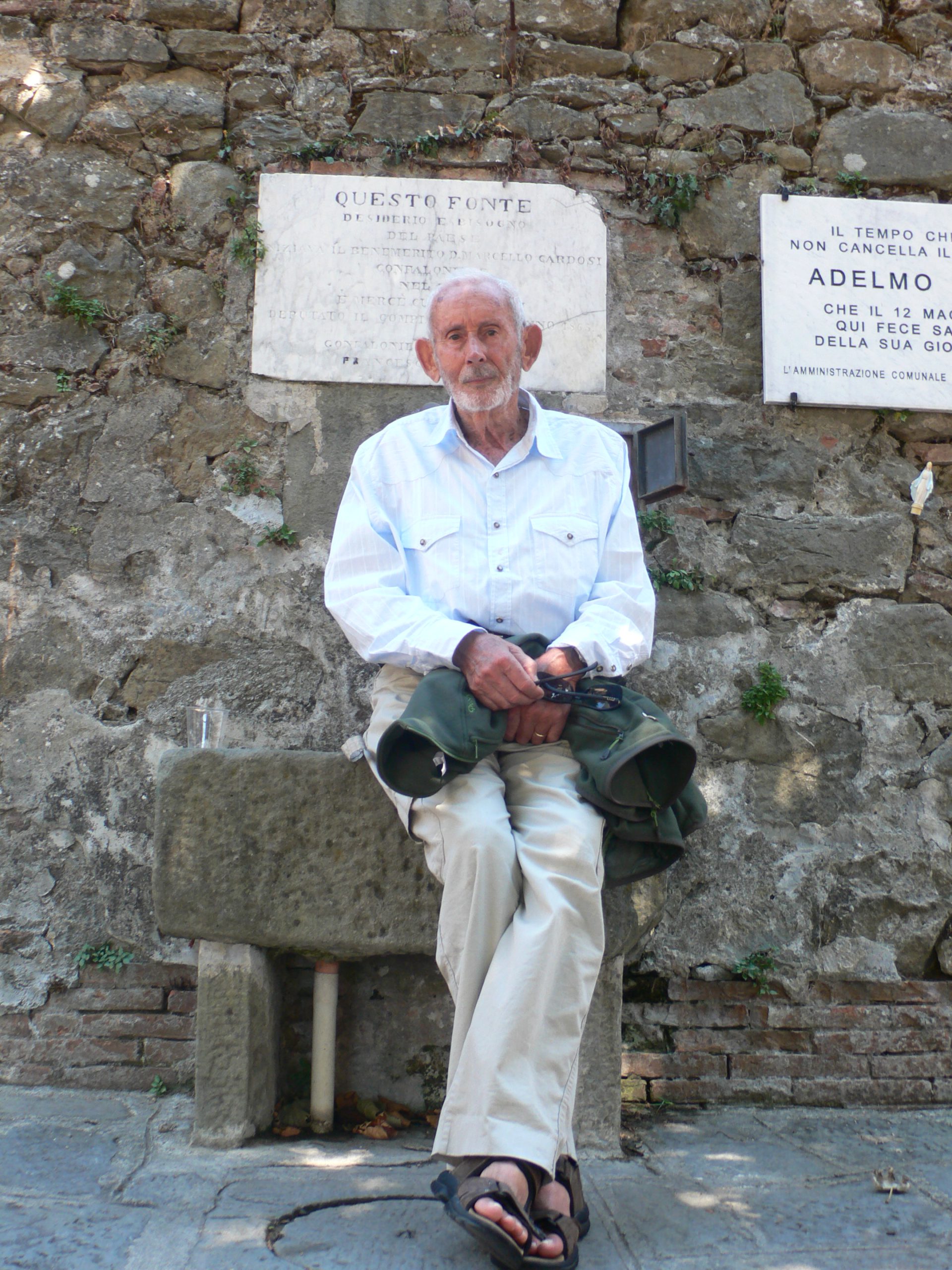 L’Ingegner Severini è tornato a visitare i luoghi dove combatté tra le file della “Monterosa”
