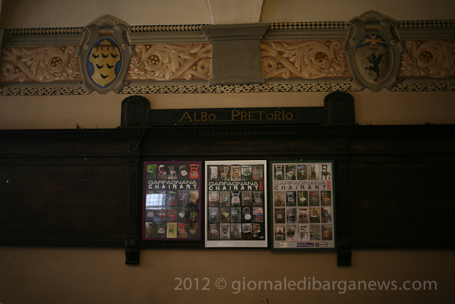 Chairart 2012 almost ready in Barga