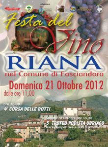 A Riana, Fosciandora – “Festa del Vino”