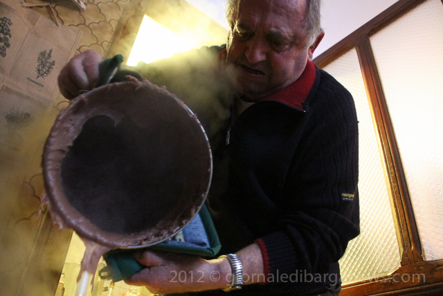 It’s December – time for Polenta di Neccio and Ossi di Maiale