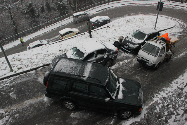 Via Hayange bloccata (e infine riaperta) a causa di un mezzo intraversato