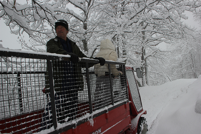 Un pomeriggio con la gente di montagna (sotto la neve)