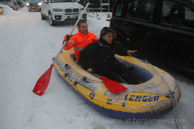 The snow boat – a Carnevale ogni scherzo vale
