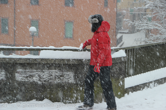 Neve copiosa almeno fino ad oggi pomeriggio