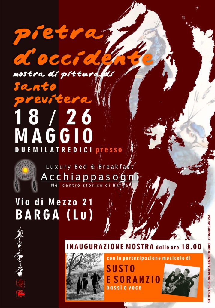 Oriente ed occidente. L’arte di Santo Previtera a Barga