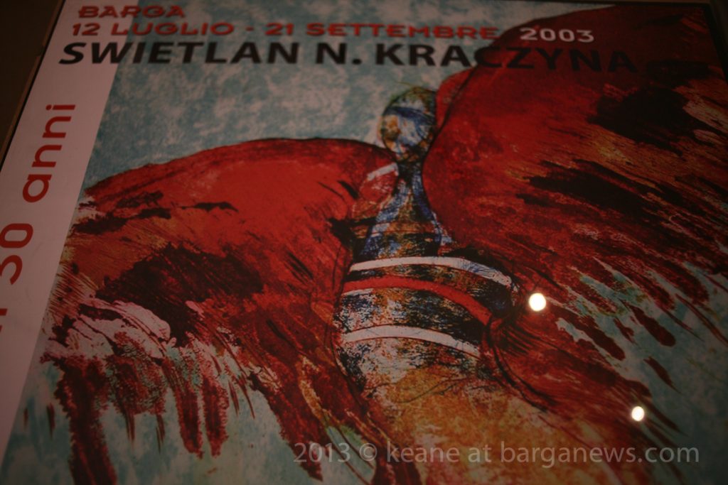 Swietlan Kraczyna exhibition in Barga