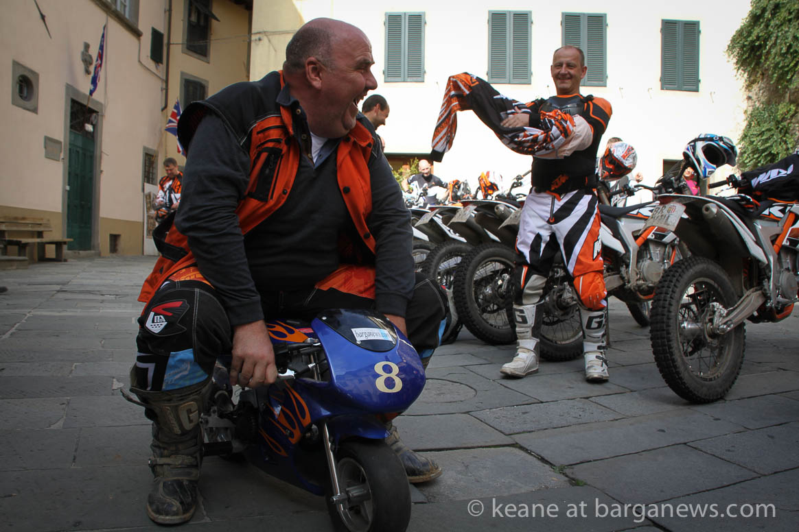 KTM riders stop off in Barga