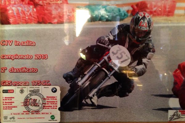 Paolo Gas – secondo della categoria moto d’epoca classe 175